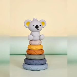 Baby Soft Building Block & Stacking Ring set. Early Learning Bath Toy Teether. Shape Sorters for kids. . HEYBABE