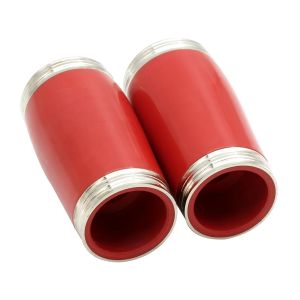 IRIN | 2 Set Clarinet Link Barrel Color ABS Clarinet Section Tube Nickel Plated Silver Edge Metal Clarinet Replacement Accessories