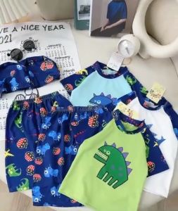 Đồ Bơi Bé Trai Họa Tiết Khủng Long Chất Liệu Bền Đẹp Co Giãn Tốt  HABI19