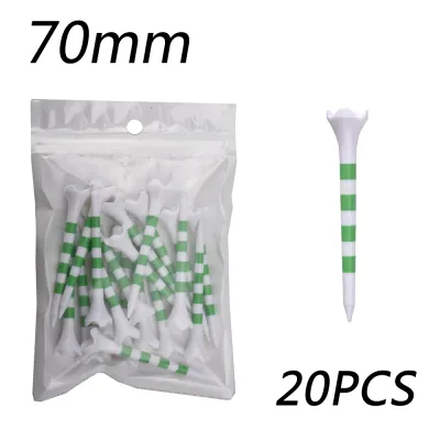New Golf Stripe Plastic TEE 20pcs/Package 4-claw Plastic Tee 70/83mm Scale TEE Dbaihuk Brand Sports Fitness Fans Supplies