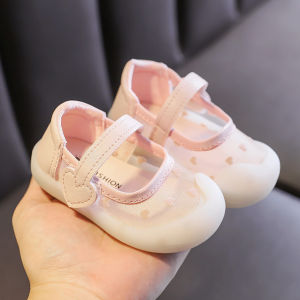 Phong Cách Công Chúa Mềm Đáy Em Bé Giày Mùa Hè Mới Xuất Hiện Giày Sandal Công Chúa Tập Đi Học Tập Đi Bộ Giày Bé Gái 1-2 Tuổi