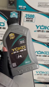 Dầu Nhớt Xe Tay Ga Yoko 2500 Scooter 10W40 - Nhớt Xe Máy Chính Hãng Bình Nhựa 800ml