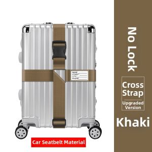 Fixing Buckle Bundle Suitcase Explosion-Proof with Customs Password Lock Luggage Strap Cross Packing Belt Consignment Reinforcing Band