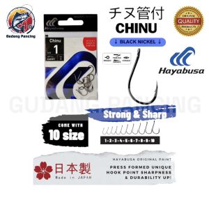 Mata Kail HAYABUSA CHINU WITH RING Black Nickel Strong and Sharp Made In Japan Terbuat di Jepang dari bahan yang Kuat dan Sangat Tajam Tersedia 10 Ukuran