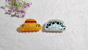 Bandai | Kẹp Tóc In Hình Luffy Mũ Rơm One Piece Hoạt Hình Giữ Tóc Dày Chắc Chắn Kẹp Trang Điểm Tạo Kiểu Tóc Dùng Hàng Ngày