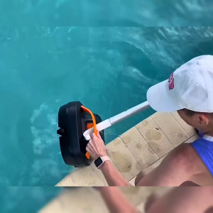 Coasteering Robotic Pool Cleaner Cordless Automatic 120Min Runtime 120-150sq.m - Planet Pro Wireless Pool Cleaning Robot 4000mAh Fast Charge