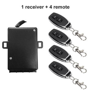 RF 433Mhz Wireless Remote Control Switch AC 75-220V DC 9-72V 12V 24V 30A Receiver for Water Pump Motor Door Access LED Light