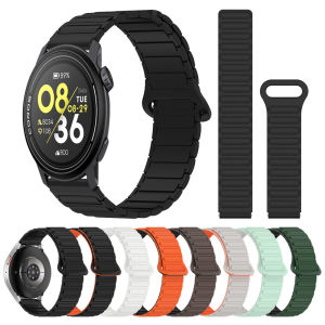 ซิลิโคนแม่เหล็กนุ่มสําหรับ COROS APEX 42 มม.46 มม.2 Pro/PACE Pro 3 2 กีฬาสําหรับ AMAZFIT HUAWEI WATCH 20 มม.22 มม.