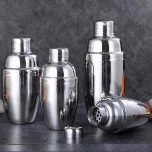 304 Stainless Steel Shaker/Milk Tea Shaker cocktail Juice Shaker Bottle Blender Bar Supplies milk tea supplies