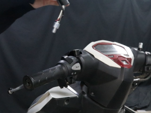 2PCS Motorcycle Rearview Mirror With LED Lights Univeral Side Mirrors With Signal Light