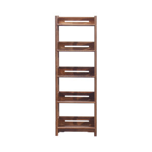 Redwood Small Bookshelf Chicken Wing Wood Multi-layer Storage Rack Solid Wood Chinese Style Tea Cabinet Extra Narrow Home Use