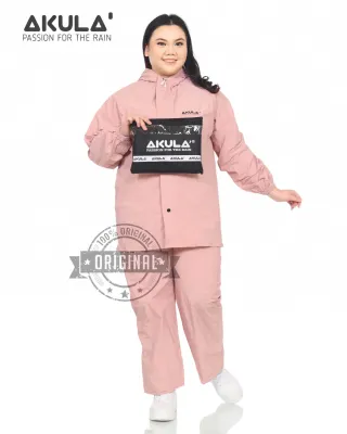 Jas Hujan Akula JUMBO Setelan Baju Celana Bahan Berkualitas anti air 100% Original