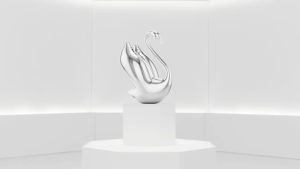 💖 Swarovski 💖 Ladies Fashion M5642627 Millenia S925 Sterling silver pear-cut densely set white crystal diamond personality ring Valentine gift Birthday gift