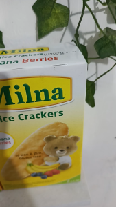 MILNA CRACKER Bayi Cemilan Bayi / Milna Rice cracker / yummybites / snack bayi yummy bites cracker