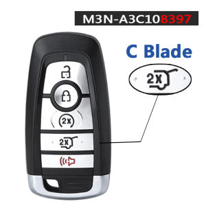 KEYECU M3N-A3C054339 902MHz ID49 Chip Smart Remote Key Fob for Ford Edge Mustang Lincoln Navigator Nautilus Aviator 2022-2024