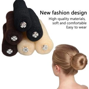 Hair Bun Maker Donut Hair Styling Tools Magic Roll Foam Sponge Easy Big Ring Women Hair Accessories for Girls Hairstyle