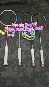 [Siêu Sale]Vợt cầu lông VS Blade 8000/8100/8200/8300 căng sẵn cước + túi + quấn cán[Chính hãng]