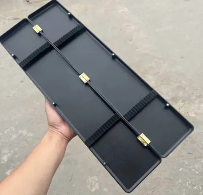 Hộp đựng phao câu cá- hộp phao đen trơn 2 size 45cm và 51cm