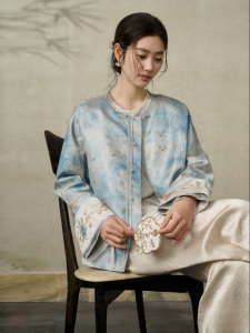 JK＆JS | Silk Jacquard New Chinese Style Womens Jacket