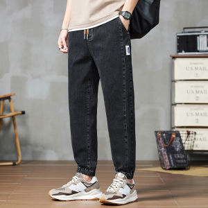 Trendy Harajuku Loose Fit Mens Jeans 2025 New Style Korean Version Slim Leggings Fashionable Casual Long Trousers