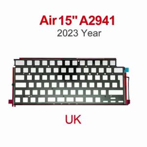 New Laptop Keyboard Backlight UK Big Enter key For MacBook Air 15" M2 A2941 Keyboard Backlit Sheet 2023 Year