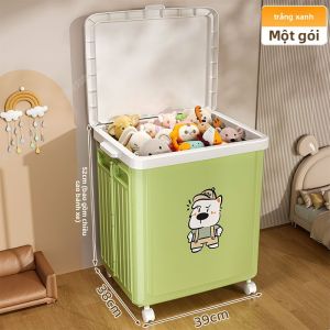 MEIZHUFU | Hộp Lưu Trữ Đồ Chơi Nắp Gập Dung Lượng Lớn