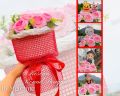 Buket korea bulat/korean round bouquet/buket mawar gaya korea. 