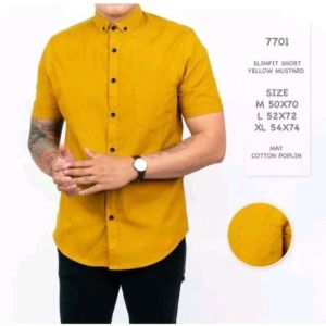 PAKET DISKON 100RIBU DAPAT 5PCS KEMEJA POLOS PRIA LENGAN PENDEK KEMJA POLOS CASUAL BAJU KEMEJA POLOS