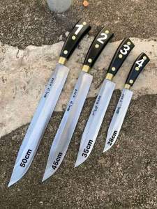 pisau dapur dan pisau penyembeli hewan... 1paket isi 4biji seperti di gambar...