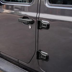 Ốp Trang Trí Bản Lề Cửa Xe Màu Đen Cho Jeep Wrangler JL Gladiator JT 4XE 2/4 Cửa 2018-2026 Phụ Kiện Ngoại Thất Bằng Nhựa ABS