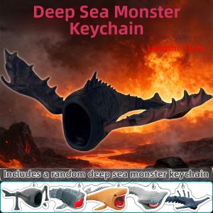 QAT | 3D Printed Movable Deep Sea Beast Ancient Dragon Jormungandr Leviathan Model Toy