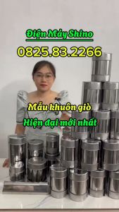 Khuôn Làm Giò Lụa Nắp Thụt Inox 05kg Chất Lượng 100% Inox