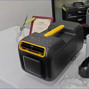 Treeligos New Portable Air Conditioner Meets The US Standard AC110V Single Warm Touch Screen Remote Control Voice Control Suitable for Tents/outdoor/indoor Camping/RV Use