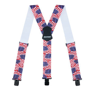 MELOTOUGH Suspenders Fully Elastic 2 inch Wide Y back Heavy Duty Work Suspenders