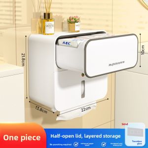 Joybos | Wall-mounted Hole-free Waterproof Tissue Box