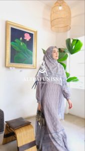 Mukena Sajadah Althafunissa | Set Travel Prayer Hitam