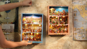 Tonecheer DIY Story Frame Travel Collector Puzzles (TQ456) DIY Miniature Dollhouse
