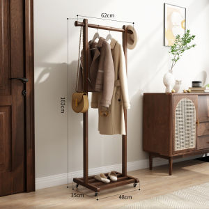 TINGXU | Foldable Wooden Coat Stand
