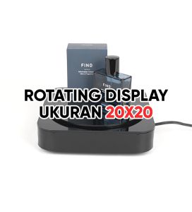 Rotating Display Foto Video / Rotary Display / Meja Putar Small 20x20 cm
