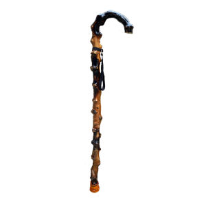Real Wood Walking Stick Anti-Slip Self-Defense Mountain Climbing Cane Original Vine Branch Solid Wood Trekking Poles Outdoor Gear