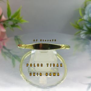 Gelang Koin Logam Kuningan Asli Ukir Nama Atau Polos