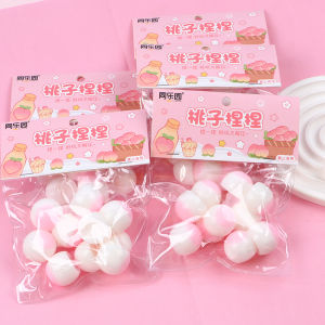 Mini Bread Peach Squeezing Joy Toy Slow Rebound Stress Relief Toy for Students And Children Creative Prank Toys Non-toxic