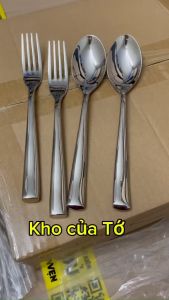 Thìa dĩa mỳ Ý hàng hãng WMF inox 18/10 thìa dĩa ăn cơm bún phở ăn mỳ ăn bít tết hàng chính hãng