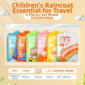 XUEDELE | Waterproof Portable Thick Raincoat for Children
