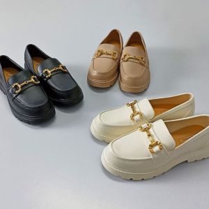 Lalakustore Sepatu Wanita Marry Jane Plat Form Shoes Docmart Kasual Sepatu Wanita Docmart RANTHY Mary Janes Mule Fashion Casual Shoes