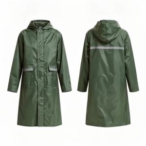 Polyester Cloth Belt PVC Glue Rainstorm Level Full Protection One-Piece Outdoor Riding One-Piece Raincoat