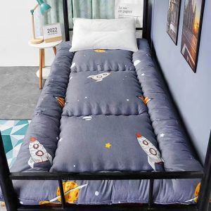 Student Dormitory Bed Mattress 1m 1.2m 1.5m Rent House Floor Sleep Pad Soft Pad Modern Simple Style Thickened Polyester Fiber