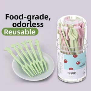 Yisheng | Disposable Home Use Fruit Cake Forks Child Safety