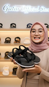 Gatio - RZ01 - Sandal Traveling Pria Sendal Outdoor Cowok Size 36-43