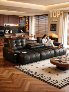 LFF | Electric Zero Wall Stretch Leather Sofa